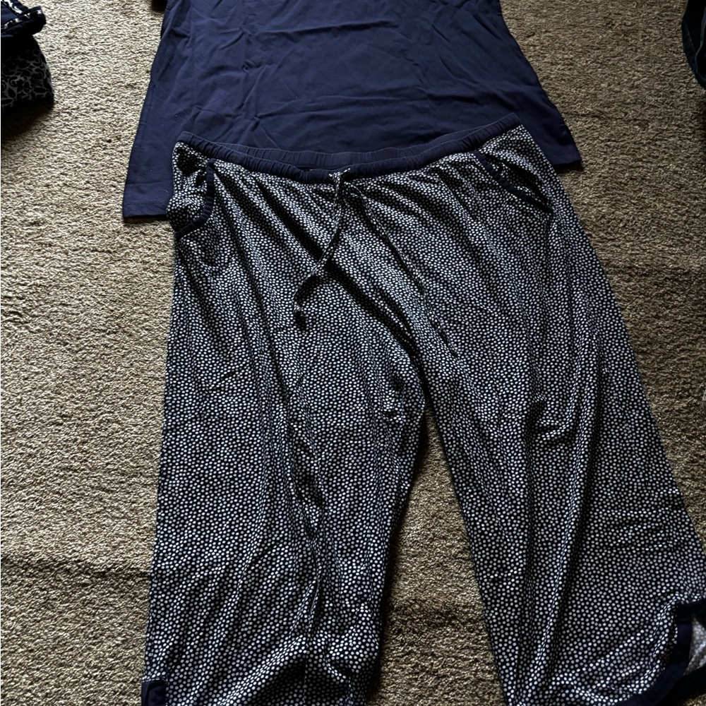 Women's Navy Pajamas